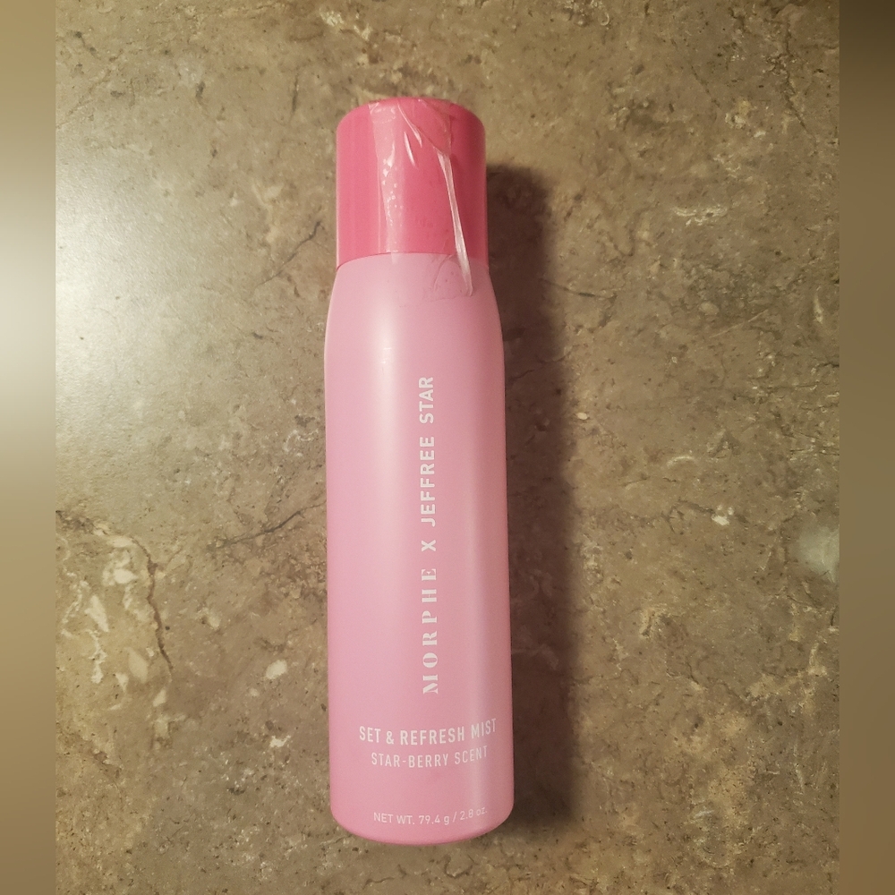 MORPHE x Jeffree Star Set & Refresh Mist in Star-Berry Scent | NEW